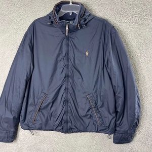 Polo Ralph Lauren blue hooded jacket